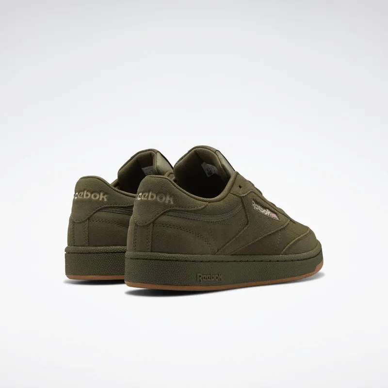 Reebok Club C 85 Schoenen Army Green / Modern Beige / Reebok Rubber Gum-03