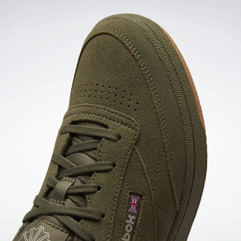 Reebok Club C 85 Schoenen Army Green / Modern Beige / Reebok Rubber Gum-03