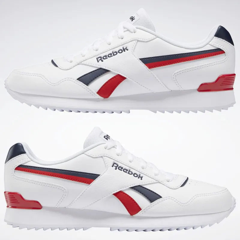 Reebok Royal Glide Ripple Clip Cloud White / Vector Navy / Vector Red