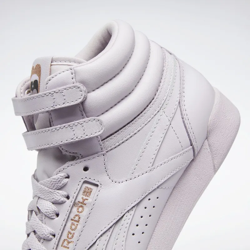 Reebok Cardi B Freestyle Hi Schoenen Quartz Glow / Lilac Fog / Cloud White