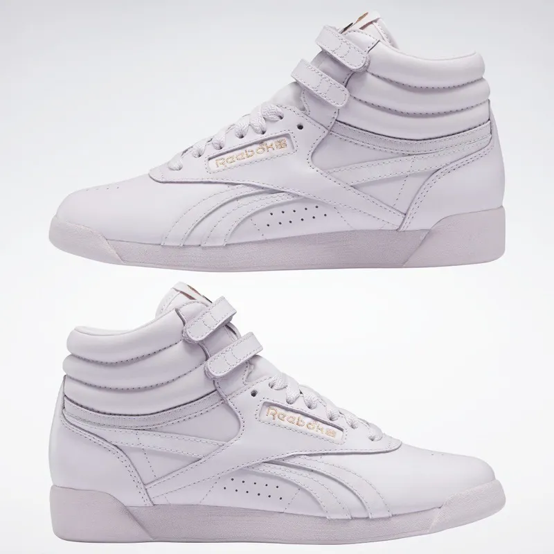 Reebok Cardi B Freestyle Hi Schoenen Quartz Glow / Lilac Fog / Cloud White