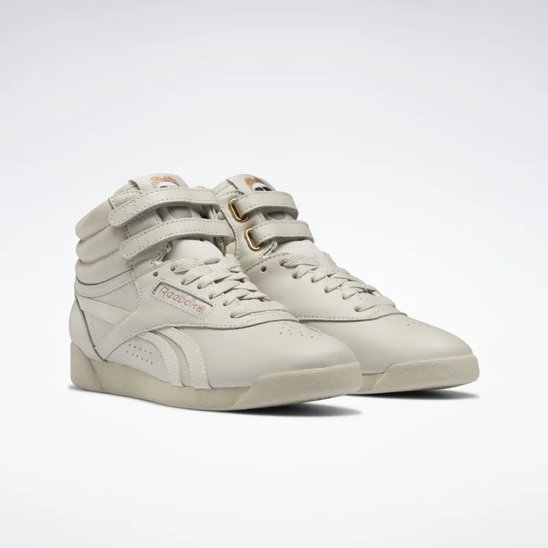 Reebok Cardi B Freestyle Hi Schoenen Moonstone / Boulder Grey / Cloud White