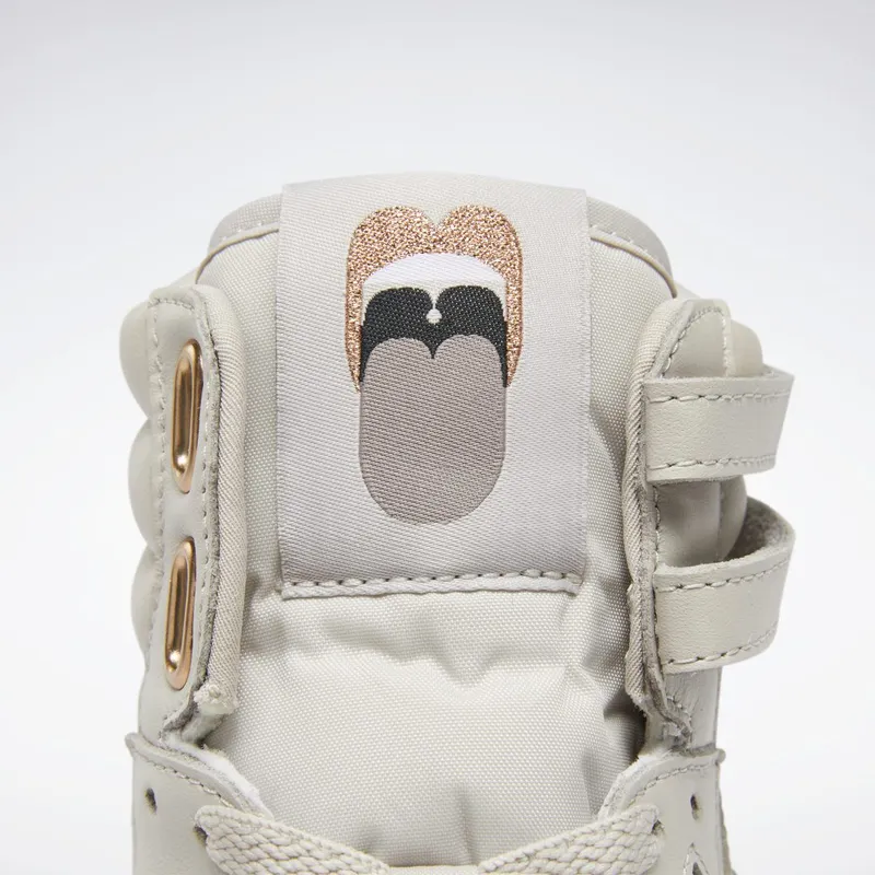 Reebok Cardi B Freestyle Hi Schoenen Moonstone / Boulder Grey / Cloud White