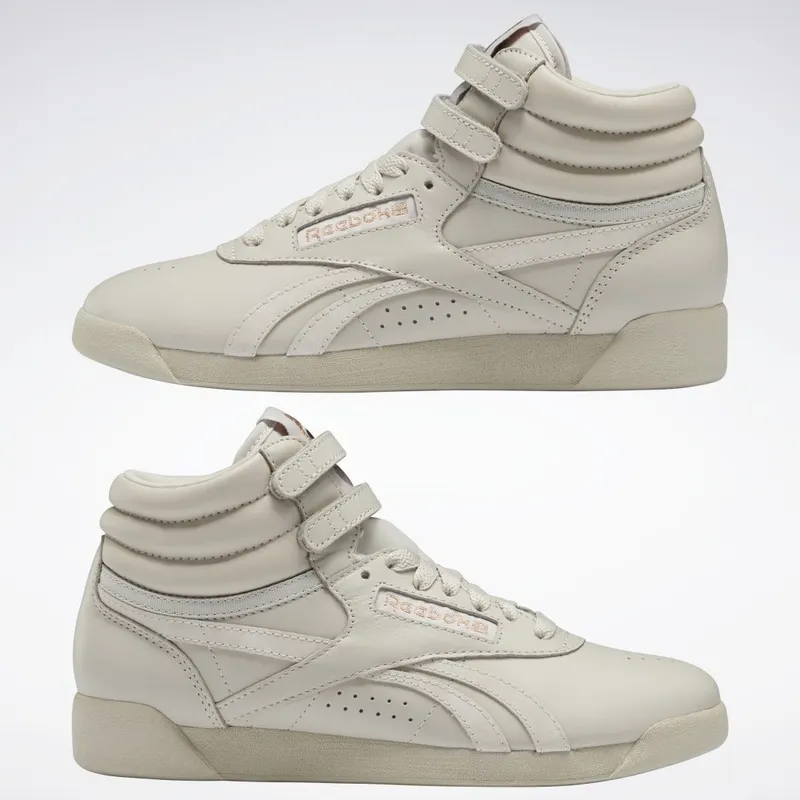 Reebok Cardi B Freestyle Hi Schoenen Moonstone / Boulder Grey / Cloud White