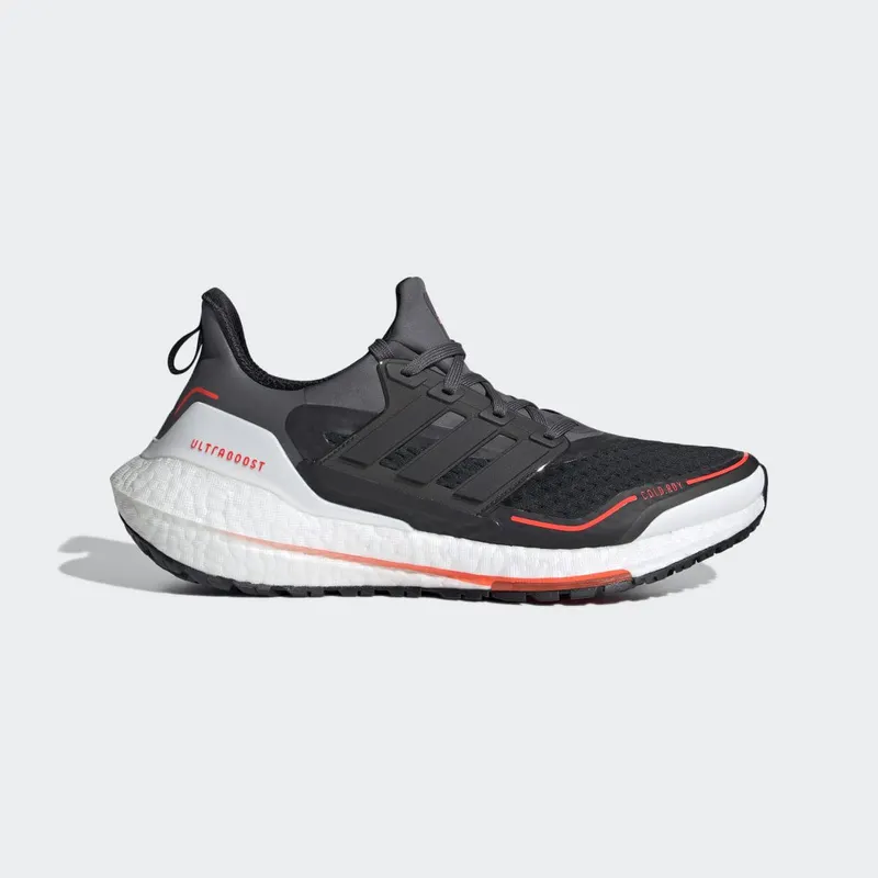 adidas Ultraboost 21 COLD.RDY Grey Five / Core Black / Solar Red (GV7122)