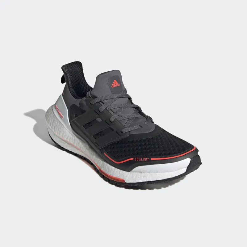 adidas Ultraboost 21 COLD.RDY Grey Five / Core Black / Solar Red (GV7122)