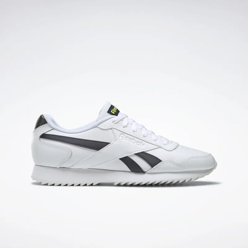 Reebok Royal Glide Ripple Cloud White / Vector Navy / Acid Yellow