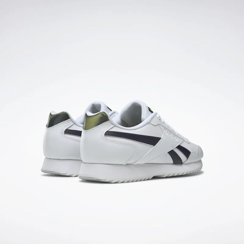 Reebok Royal Glide Ripple Cloud White / Vector Navy / Acid Yellow