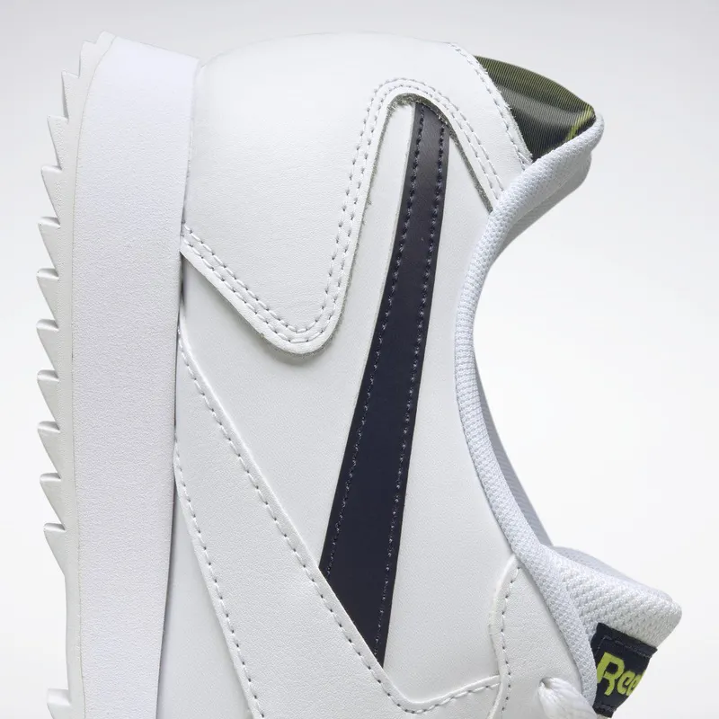 Reebok Royal Glide Ripple Cloud White / Vector Navy / Acid Yellow
