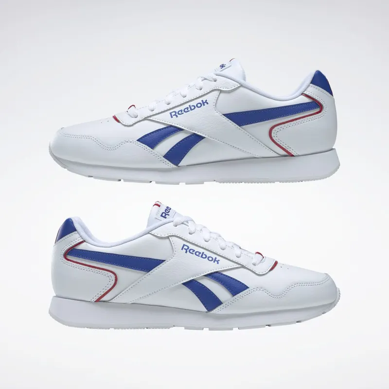 Reebok Royal Glide Cloud White / Court Blue / Vector Red