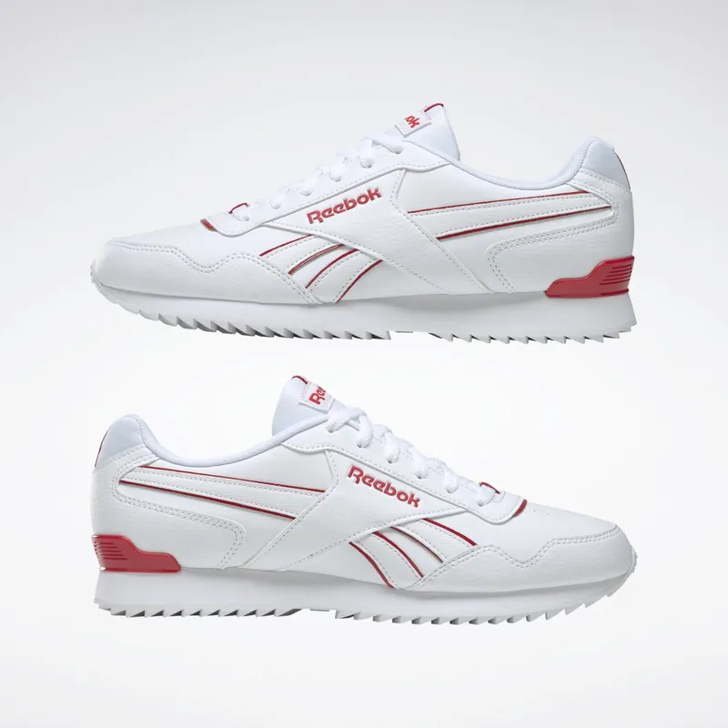 Reebok Royal Glide Ripple Clip Cloud White / Cloud White / Vector Red