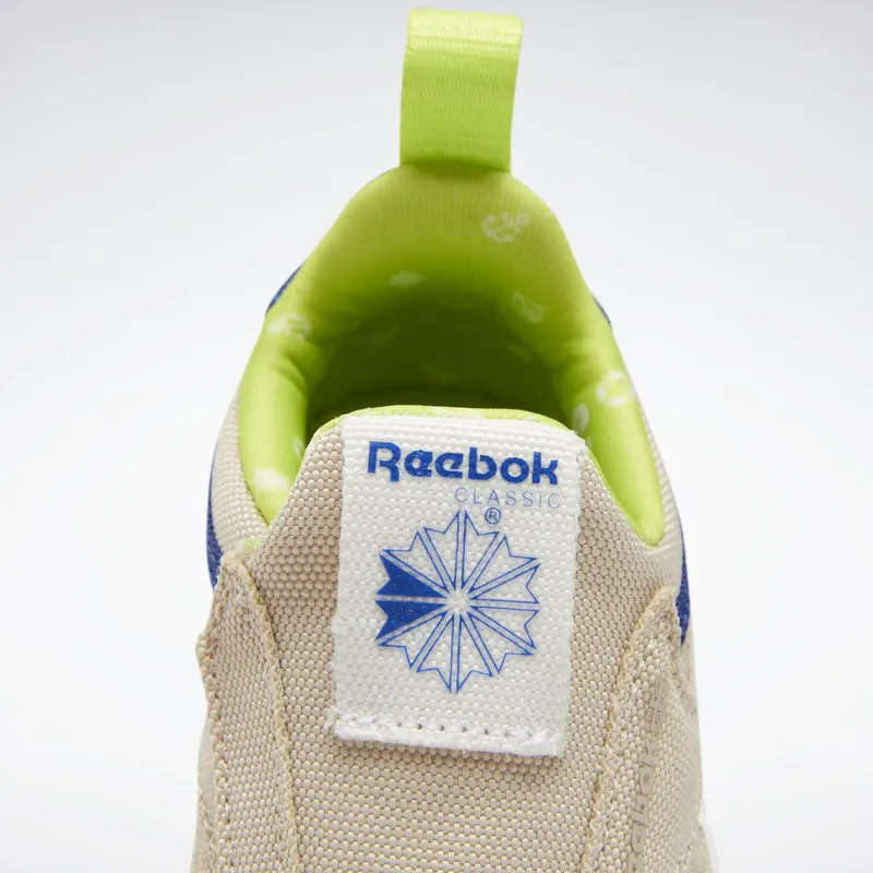 Reebok Club C Slip-On IV Schoenen Stucco / Classic Cobalt / Acid Yellow