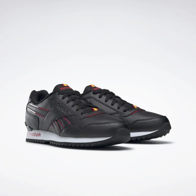 Reebok Royal Glide Ripple Clip Core Black / Vector Red / Always Yellow