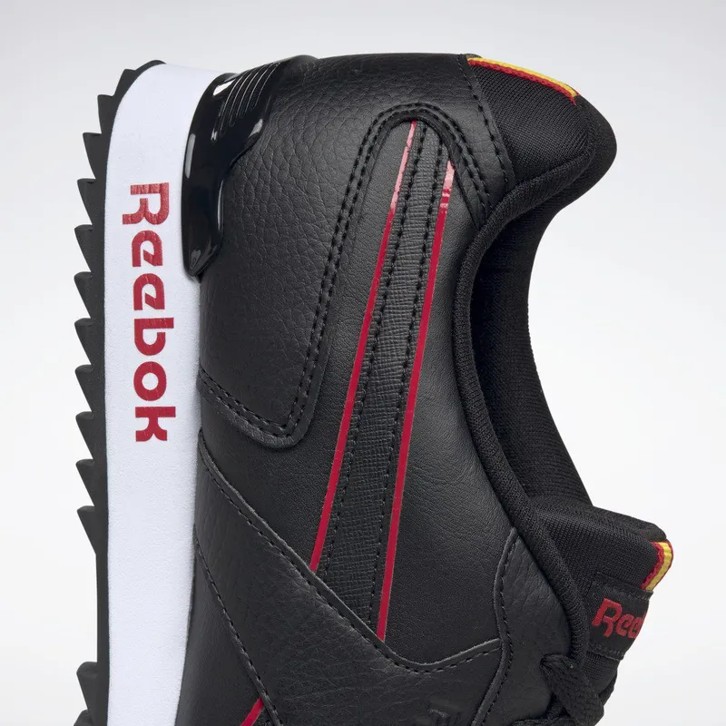Reebok Royal Glide Ripple Clip Core Black / Vector Red / Always Yellow