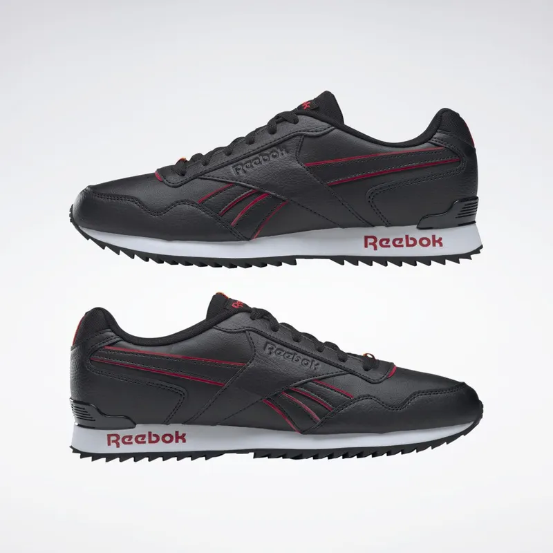 Reebok Royal Glide Ripple Clip Core Black / Vector Red / Always Yellow