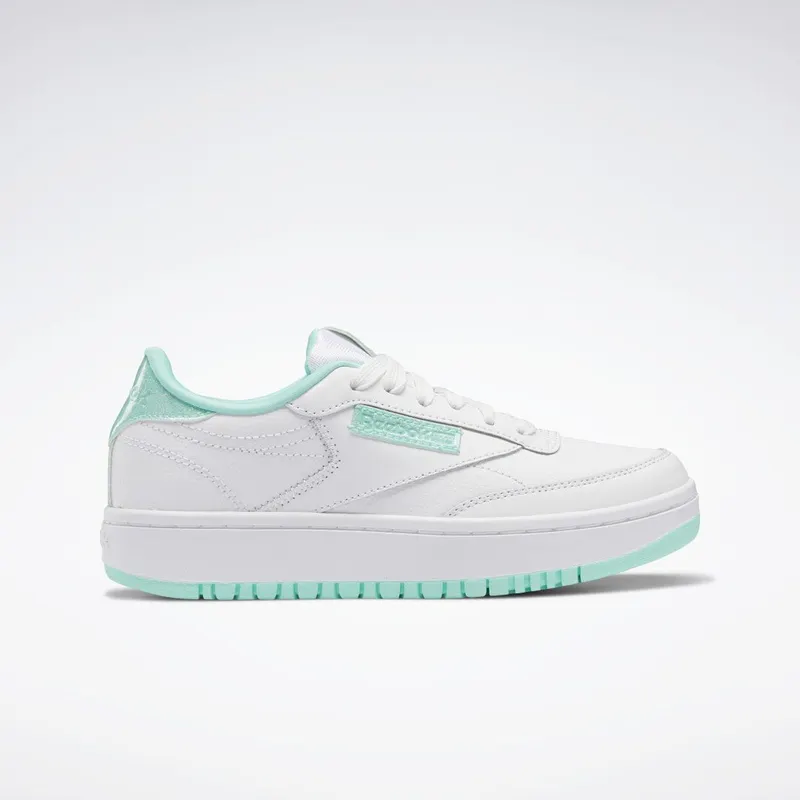 Reebok Club C Double Schoenen Cloud White / Hint Mint / Cloud White