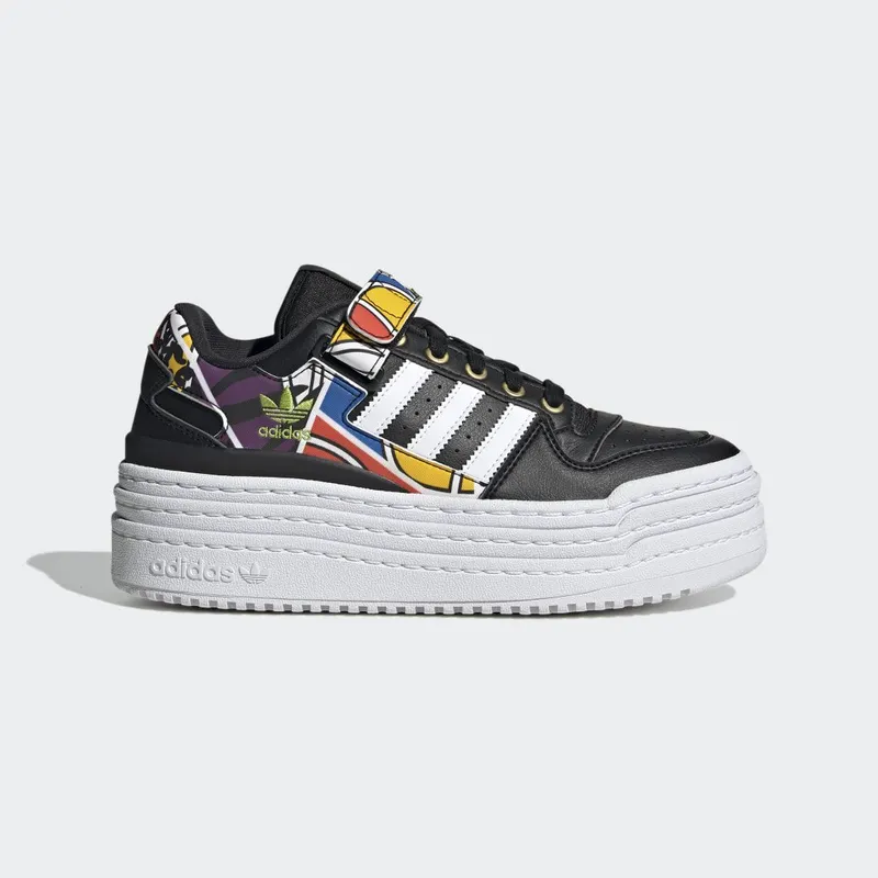 adidas Triple Platforum Lo Core Black / Cloud White / True Orange (GV8052)