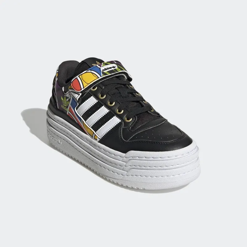 adidas Triple Platforum Lo Core Black / Cloud White / True Orange (GV8052)