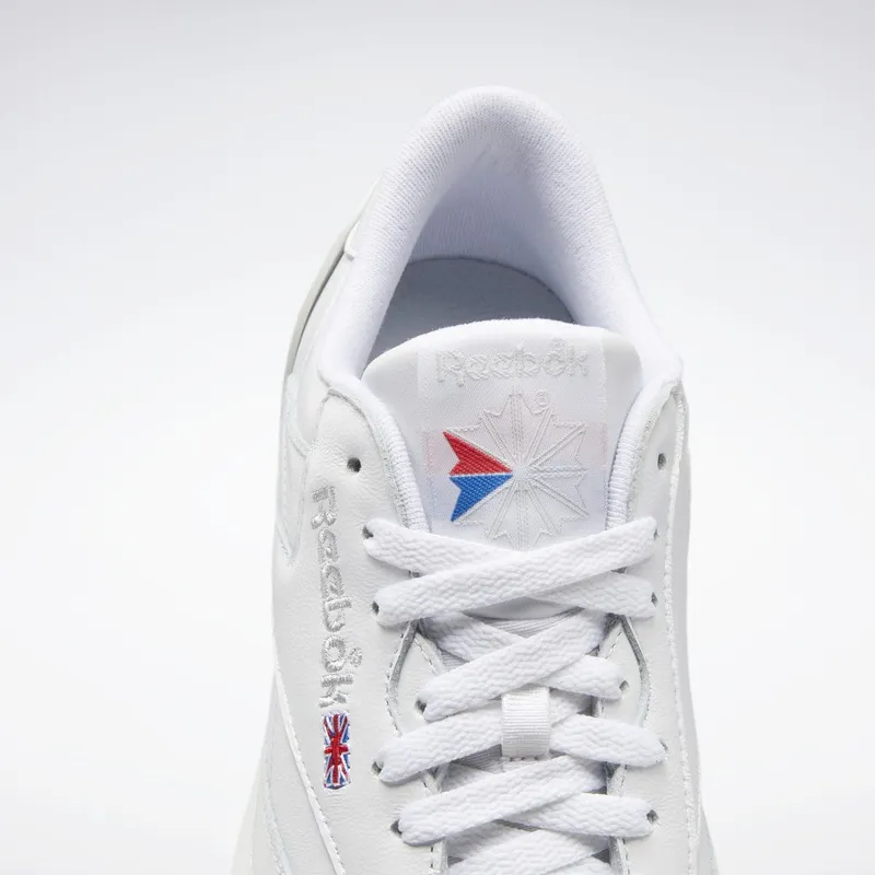 Reebok Classic Leather Plus Schoenen Cloud White / Pure Grey 2 / Vector Red