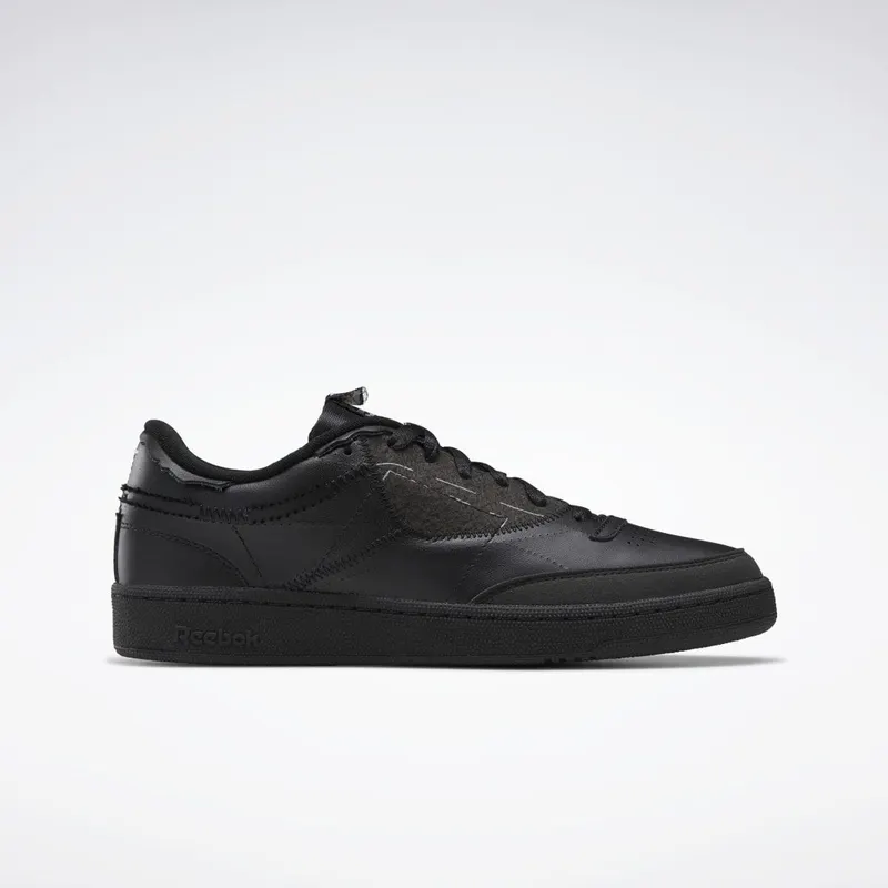 Reebok Maison Margiela Club C Memory Of Schoenen Black / Cloud White / Black