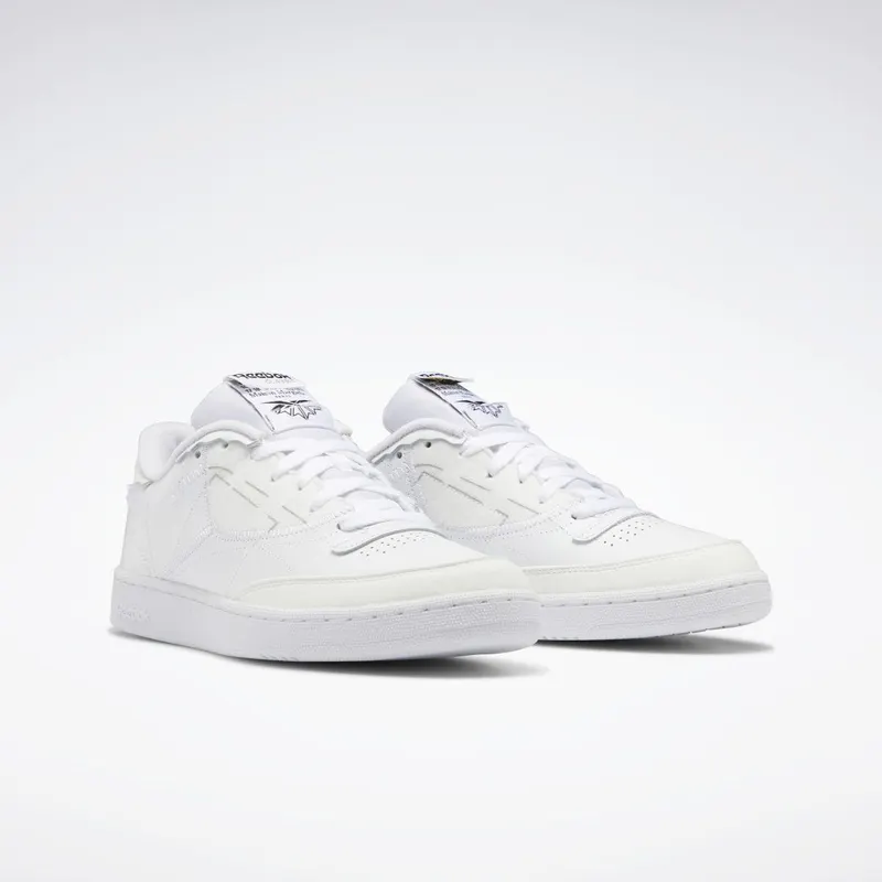 Reebok Maison Margiela Club C Memory Of Schoenen Cloud White / Black / Cloud White