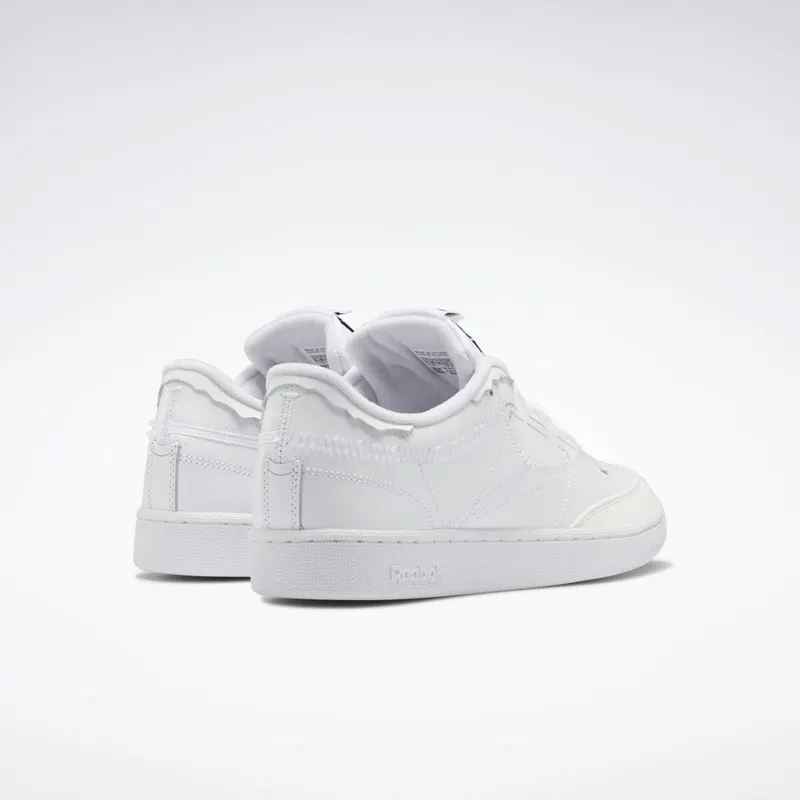 Reebok Maison Margiela Club C Memory Of Schoenen Cloud White / Black / Cloud White