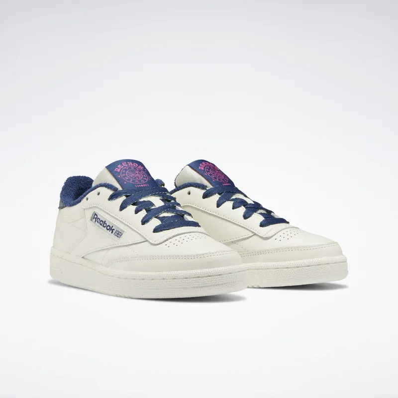 Reebok Club C 85 Schoenen Chalk / Atomic Pink / Batik Blue