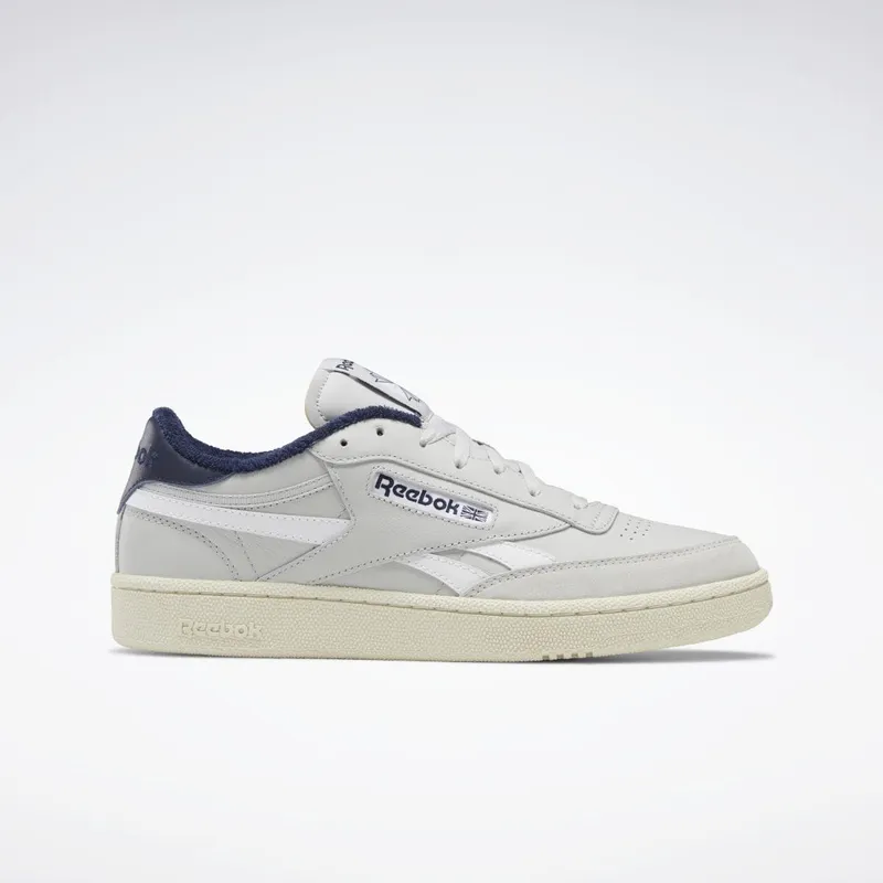 Reebok Club C Revenge Schoenen Pure Grey 2 / Vector Navy / Alabaster