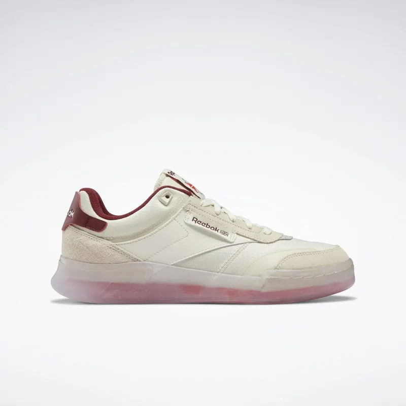 Reebok Club C Legacy Schoenen Alabaster / Classic Burgundy / Cherry