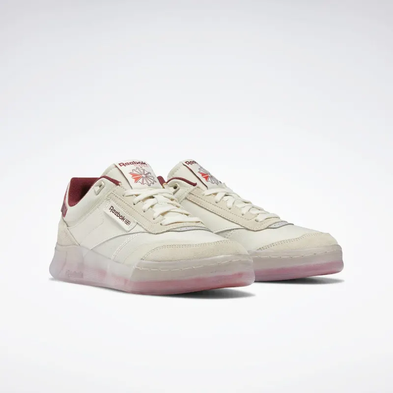 Reebok Club C Legacy Schoenen Alabaster / Classic Burgundy / Cherry
