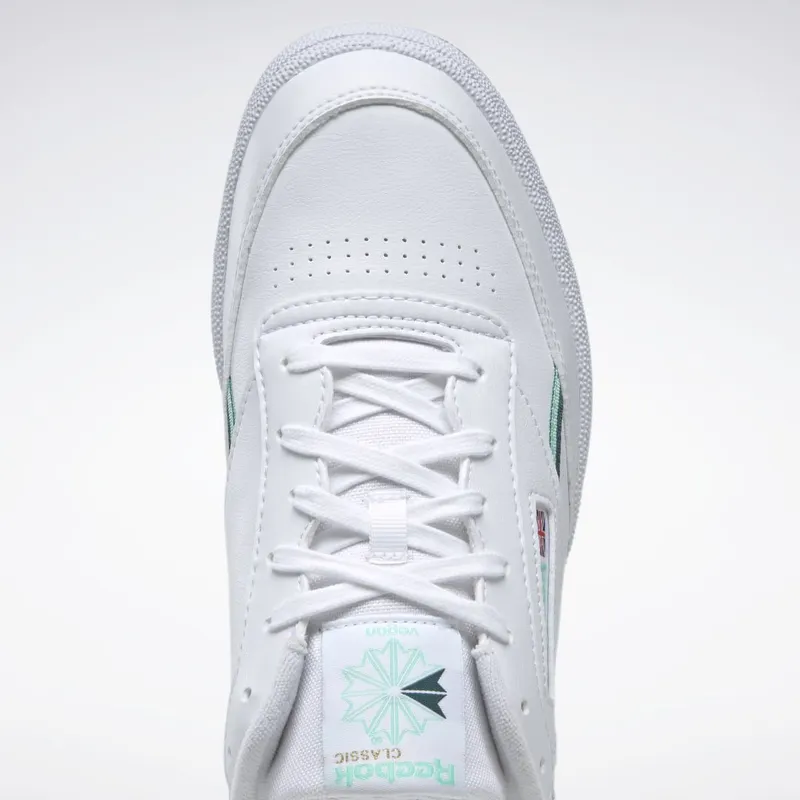 Reebok Club C 85 Vegan Schoenen Cloud White / Hint Mint / Midnight Pine
