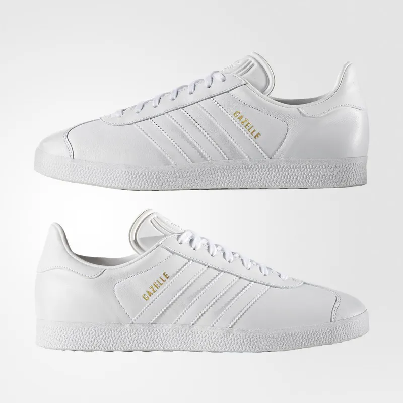 adidas Gazelle Cloud White / Cloud White / Gold Metallic (BB5498)