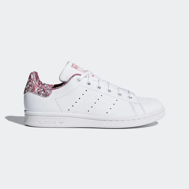 adidas STAN SMITH J Cloud White / Cloud White / Chalk Pink (CM8189)