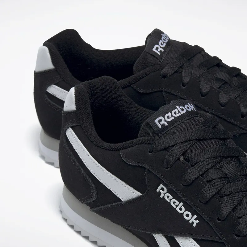 Reebok Royal Glide Ripple Black / White / Mgh Solid Grey