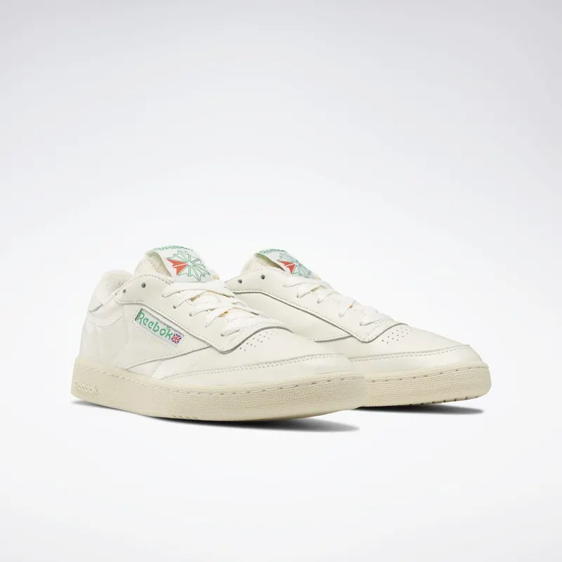 Reebok Club C 85 Vintage Schoenen Chalk / Paperwhite / Glen Green