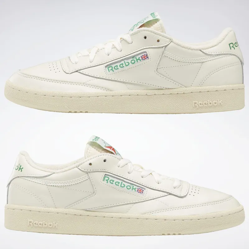 Reebok Club C 85 Vintage Schoenen Chalk / Paperwhite / Glen Green