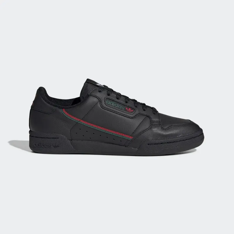 adidas Continental 80 Core Black / Scarlet / Collegiate Green (EE5343)