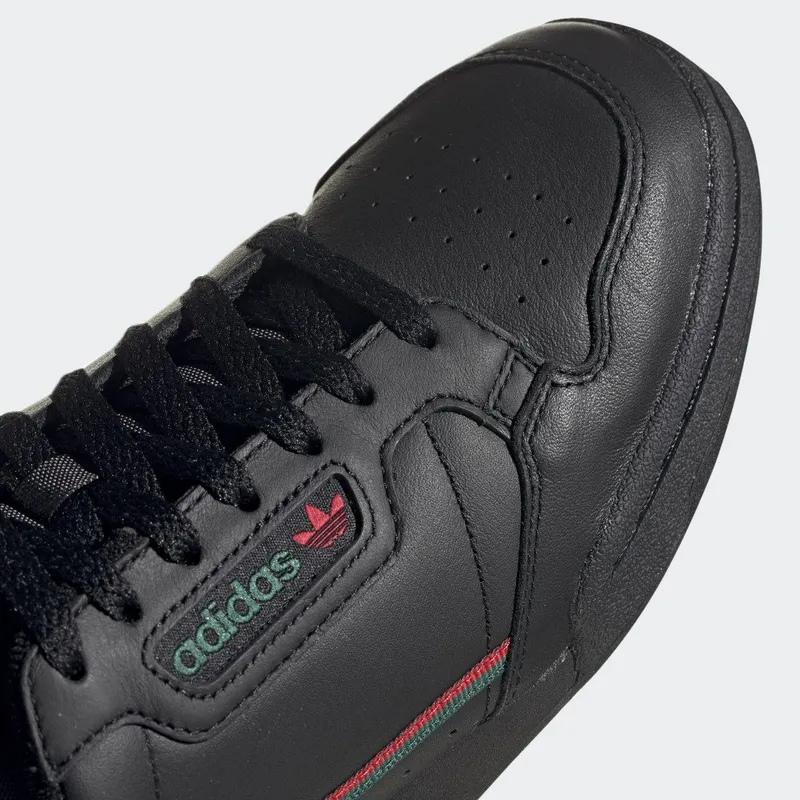 adidas Continental 80 Core Black / Scarlet / Collegiate Green (EE5343)