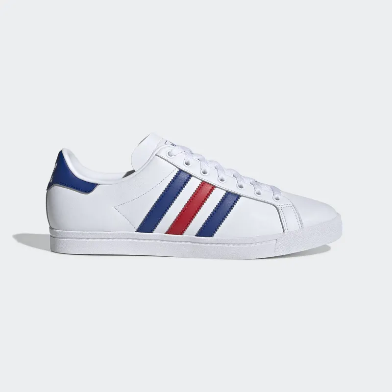 adidas Coast Star Cloud White / Collegiate Royal / Scarlet (EE6198)