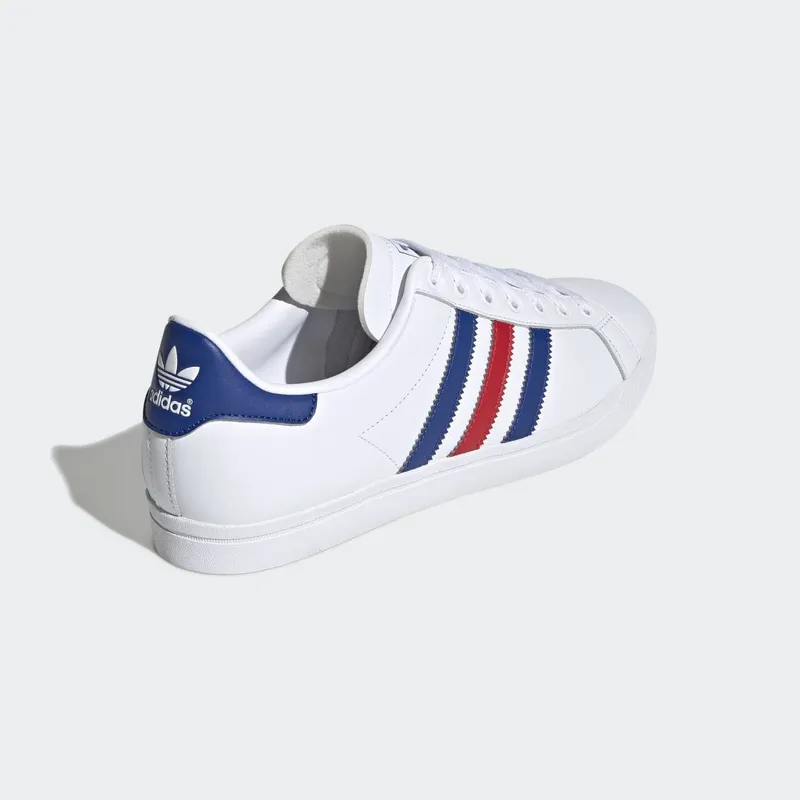 adidas Coast Star Cloud White / Collegiate Royal / Scarlet (EE6198)
