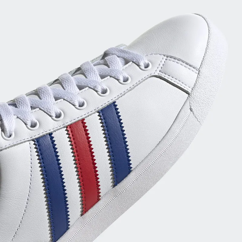 adidas Coast Star Cloud White / Collegiate Royal / Scarlet (EE6198)