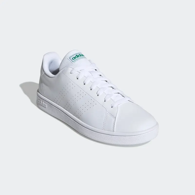 adidas Advantage Base Cloud White / Cloud White / Green (EE7690)