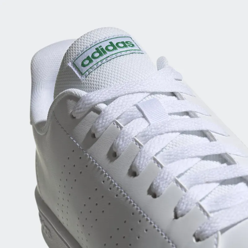 adidas Advantage Base Cloud White / Cloud White / Green (EE7690)