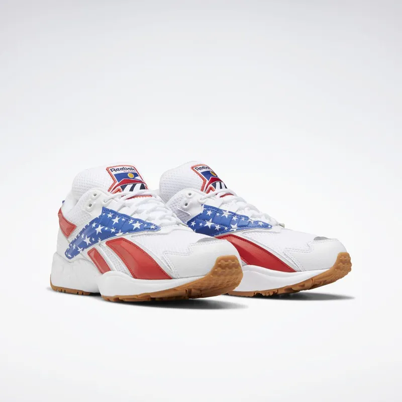 Reebok INTV 96 Schoenen White / Radiant Red / Blue Blast