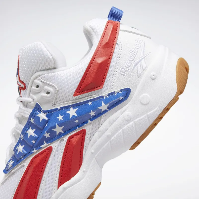 Reebok INTV 96 Schoenen White / Radiant Red / Blue Blast