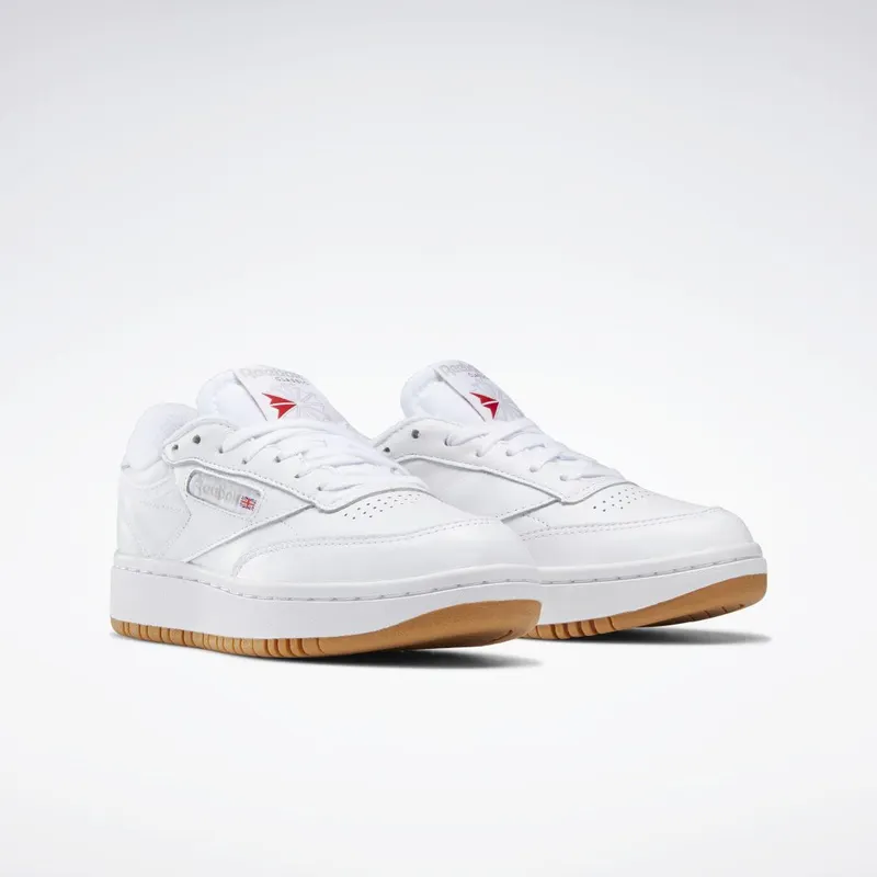 Reebok Club C Double Schoenen White / Reebok Rubber Gum-07 / White