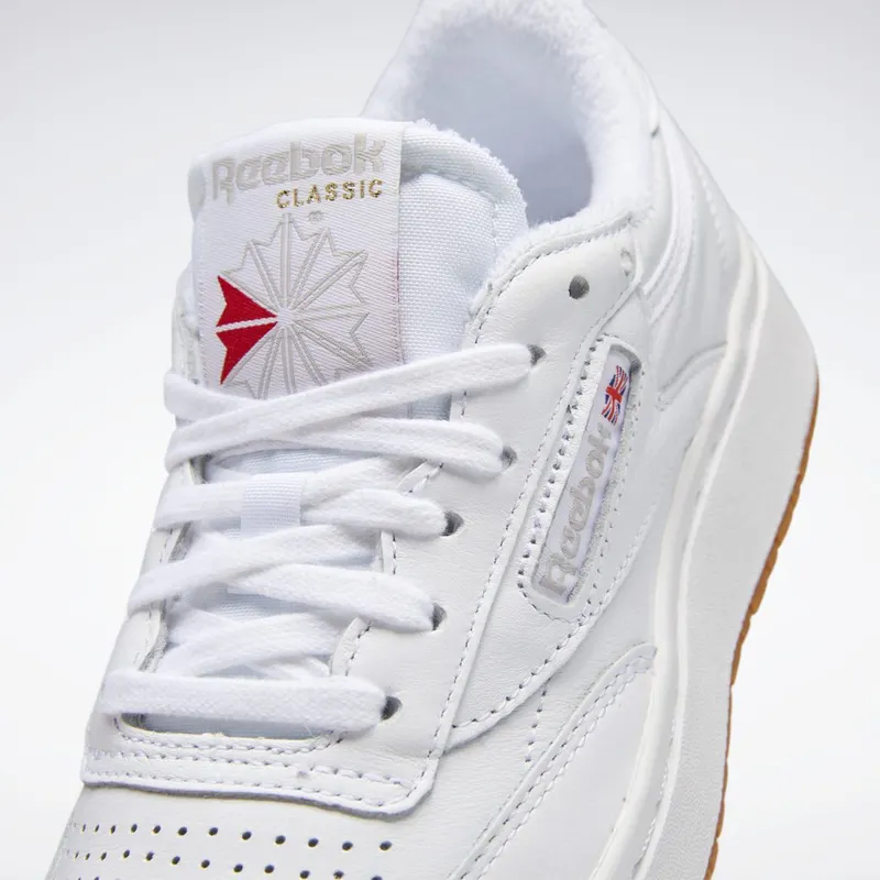 Reebok Club C Double Schoenen White / Reebok Rubber Gum-07 / White