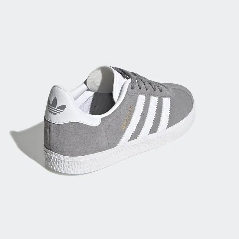 adidas Gazelle Grey Three / Cloud White / Gold Metallic (FW0714)