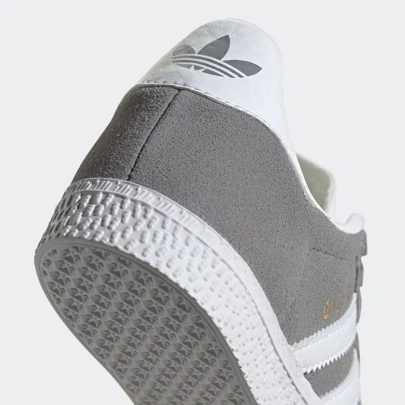 adidas Gazelle Grey Three / Cloud White / Gold Metallic (FW0714)