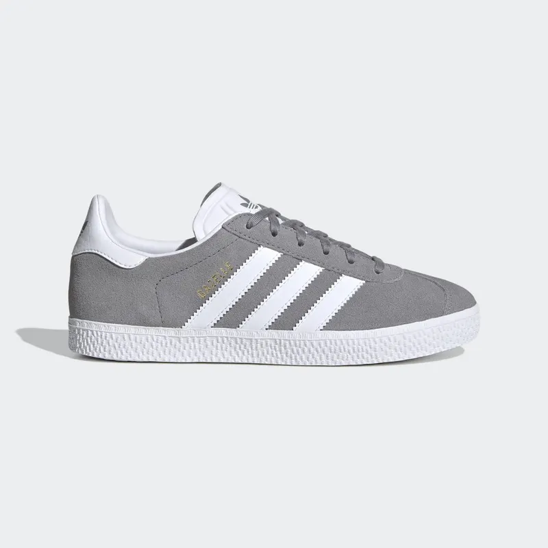 adidas Gazelle Grey Three / Cloud White / Gold Metallic (FW0716)